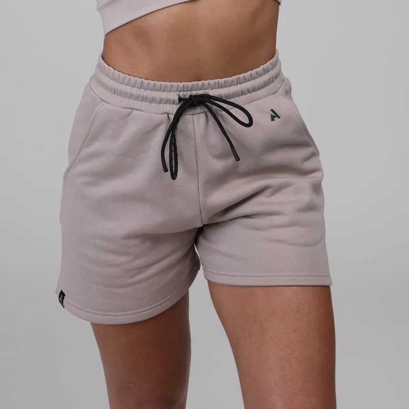 Aubrion React Sweat Shorts in Sand-3